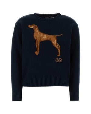 Polo Ralph Lauren Cotton Polo Sweater - Blue