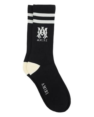Amiri Ma Stripe Socks - Black