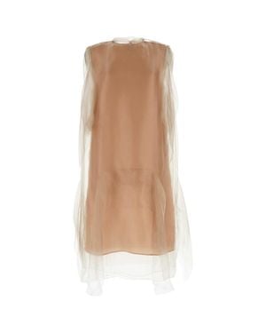 Prada Powder Voile Dress - White