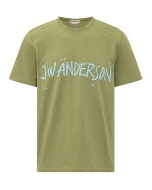 JW Anderson J. W. Anderson Circuit T-Shirt - Green