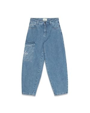 Fendi Outlet: Denim Jeans - Blue