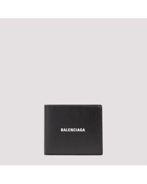 Balenciaga Square Fold Wallet 11Cm X 9.5Cm X 2Cm - Black