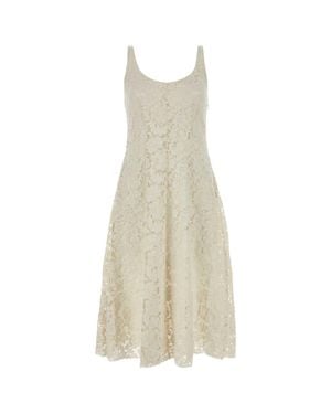 Prada Ivory Lace Dress - White