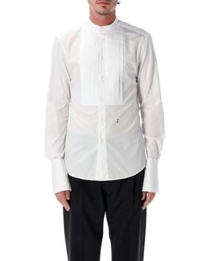 Fendi Cotton Tuxedo Dress Shirt - White