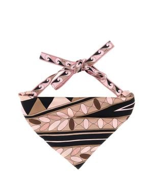 PUCCI Silk Mini Bandana - Pink