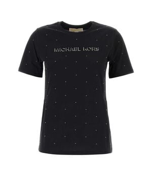 MICHAEL Michael Kors Classic Mk Stud T-Shirt - Black