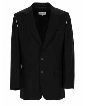 Maison Margiela 100% Virgin Wool Jacket - Black