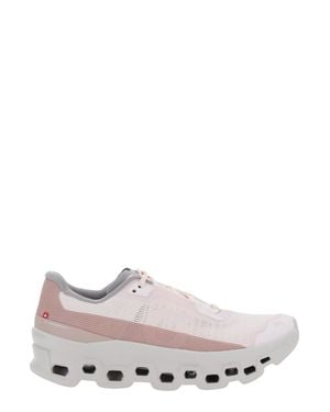 On Shoes Cloudmster Void Low-Top Chunky Sneaker With Logo Tgue And Tech Fabric Mesh Inserts - White