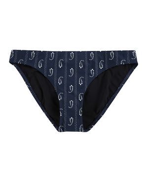 Tory Burch Printed Bikini Bottoms - Blue