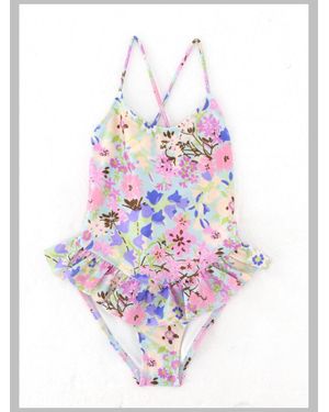 Zimmermann Solstice Mini Frill One-Piece Swimsuit - White