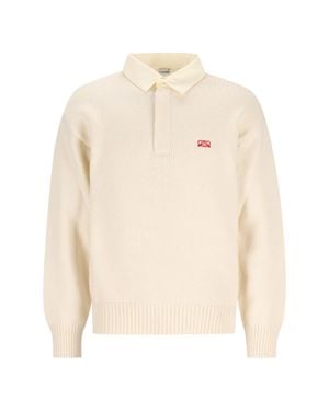 Loewe Polo Sweatshirt For - Natural