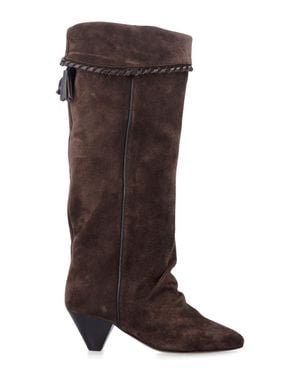 Isabel Marant Leather Flat Shoes - Brown