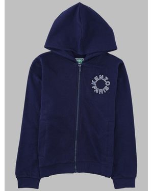 KENZO Mini Cardigan For Boys - Blue