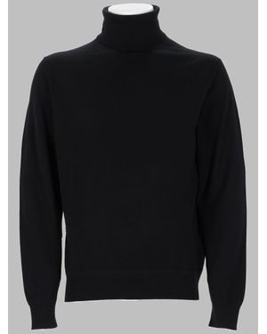 Tom Ford Rollneck Sweater Pure Wool Sweaters - Black