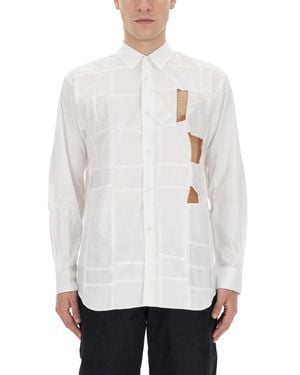 Comme des Garçons Cut Out Shirt - White