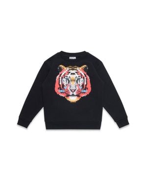 Marcelo Burlon Marcelo Burlon County Of Milan Cross Tiger Crewneck - Black