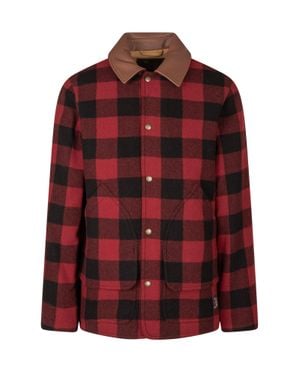 Woolrich Woolen Mills Buffalo Plaid Barn Jacket - Red