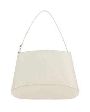 Low Classic Ivory Leather Handbag - White