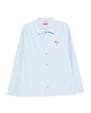 KENZO Archive Bouquet' Light Coach Jacket - Blue
