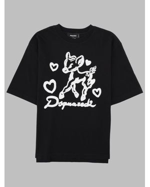 DSquared² Classic Fit T-Shirt For - Black
