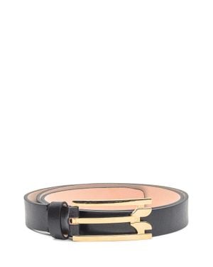 Victoria Beckham Signature Belt - White