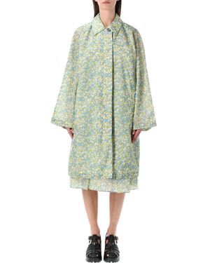 Prada Printed Re-Nylon Raincoat - Green