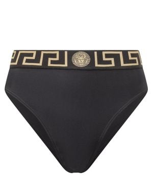 Versace Mini Slip Bikini - Black