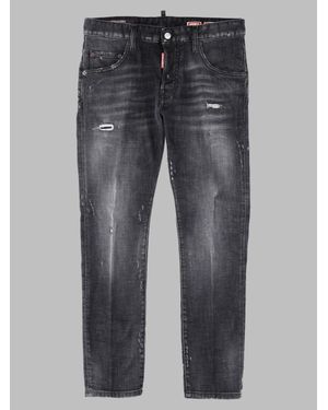 DSquared² Stretch Cotton Jeans - Gray