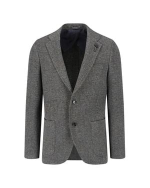 Lardini Wool-Blend Tailored Jacket For - Gray