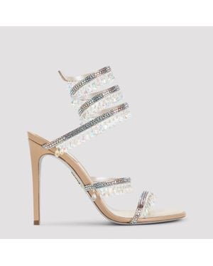 Rene Caovilla René Caovilla Chandelier High-Heel Sandal - White