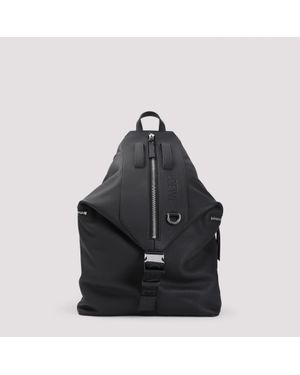 Loewe Black Calf Leather Convertible Backpack