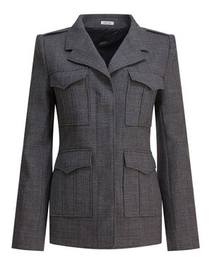 McQueen Wool Jacket - Black