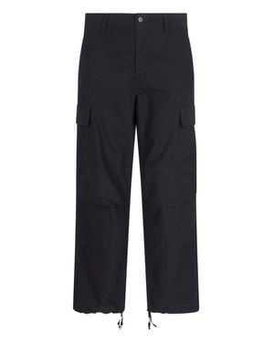 Carhartt Carpenter-Style Cotton Pants For - Blue