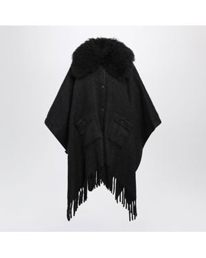 Moncler Cape - Black