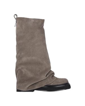 The Attico Robin" Combat Boots - Brown