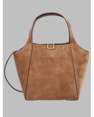 Brunello Cucinelli Borsa "Bucket Sartorial Small" - Brown