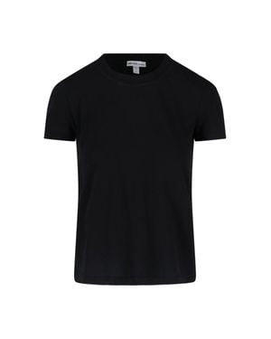 James Perse Classic Cotton T-Shirt - Black