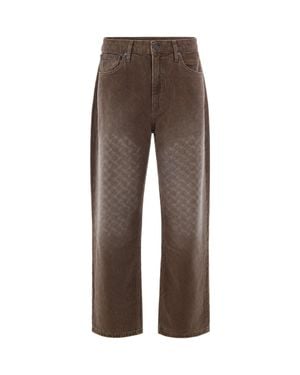 Daily Paper Straight-Leg Jeans - Brown