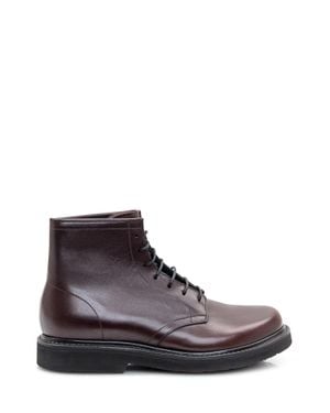 Premiata Stylish Printemiata Mini Ankle Boots - Purple