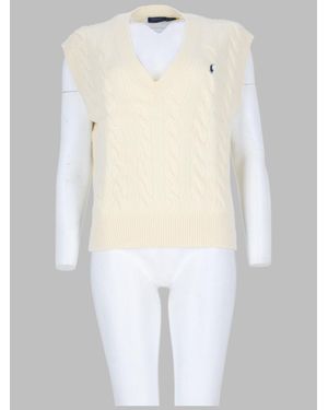Polo Ralph Lauren Elegant Vest For Fall 2026 - White