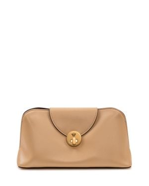 Versace Mini Fashion Forward Shoulder Bag - Natural