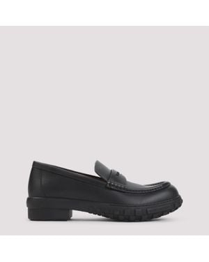 Givenchy Echo Calf Leather Loafers - Black