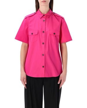 Prada Cotton Poplin Classic Shirt - Pink
