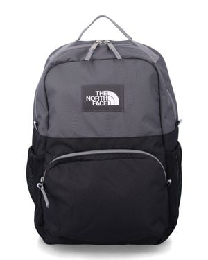 The North Face Kids Backpack With Front Zip Pocket - Gray
