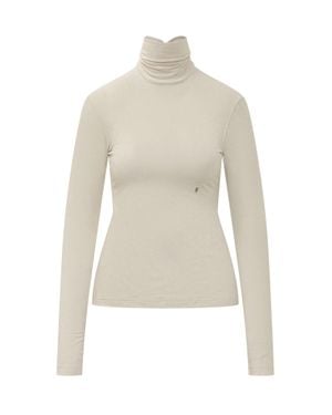 Alberta Ferretti Knit Sweater - White