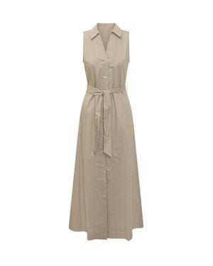 Woolrich Chic Long Cotton Dress - Natural