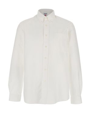 Sebago Shirt Oxford Button Down Cotton - White