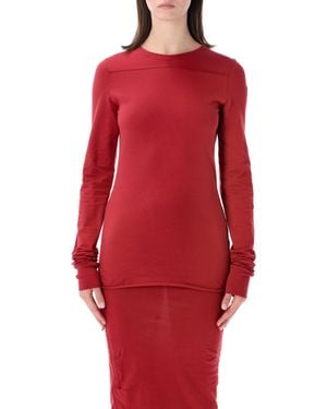 Moncler Moncler + Rick Owens Girder Long-Sleeve T-Shirt - Red