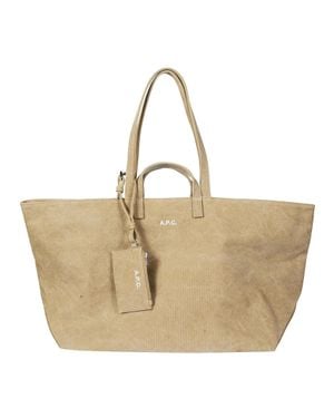 A.P.C. A. P.C. Mini Handheld Bag - Natural