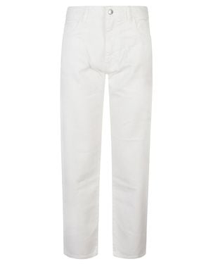 ICON DENIM Straight-Leg Jeans - White